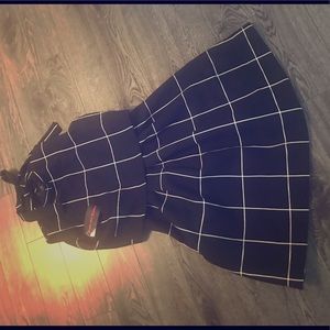 High neck, unique boutique dress